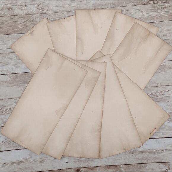 Coffee Dyed Papers Variety Pack, Green Leaf Hand Dyed Papers - Picture 5 of 11